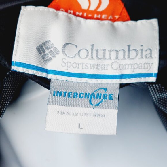 Columbia Men's Black Omni-Heat Interchange Padded Puffer Jacket Size L - Picture 12 of 14